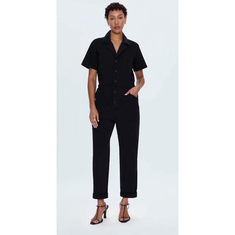 Pistola Grover Field Jumpsuit Fade to Black Utility Boiler Minimalist Suit L